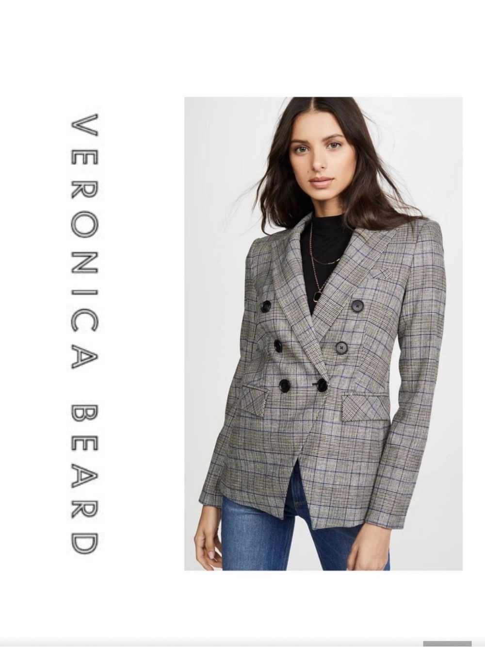 Veronica Beard Glen Miller Plaid Blazer